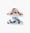 Large Claw Clip Set - Hydrangea